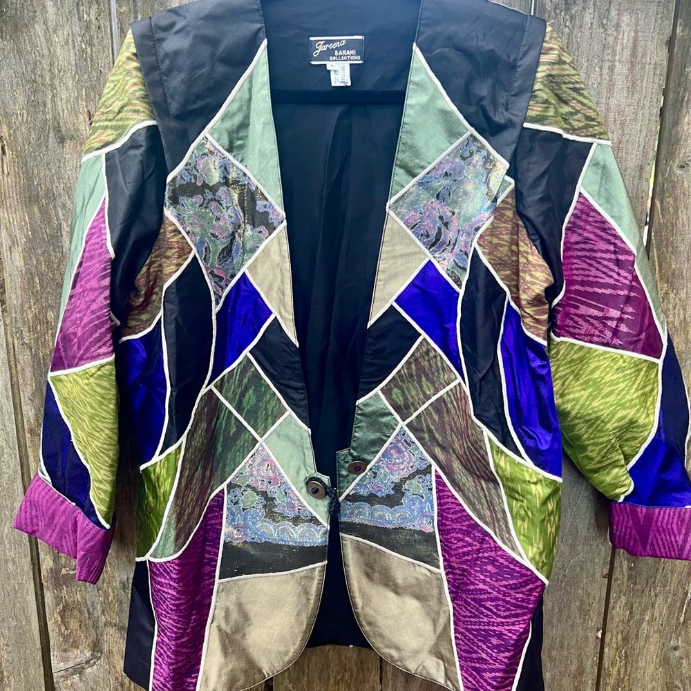Women's Multicolor Patchwork Jacket